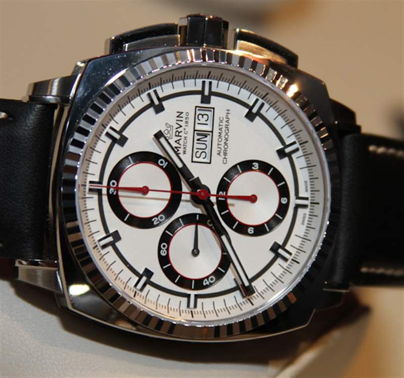 Marvin Malton氣墊計時腕表上手體驗-復(fù)刻表
