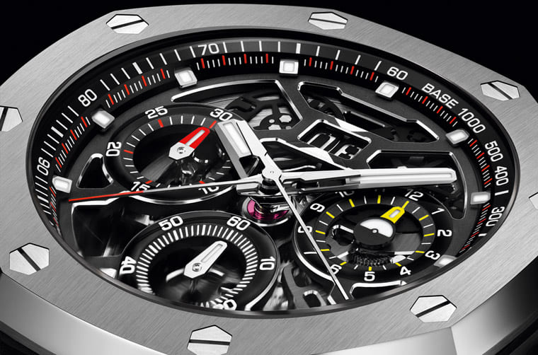 AP皇家橡樹(shù)概念系列新作首度融入雙追針飛返計(jì)時(shí)與表帶快拆設(shè)計(jì)-復(fù)刻表