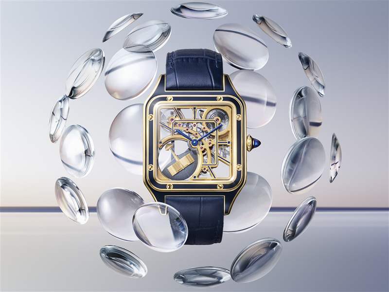 Cartier新品亮點(diǎn)：Santos-Dumont鏤空「小飛機(jī)」擺陀，Tank Normale 24小時(shí)顯示，Tank Louis Cartier三色金馬賽克-復(fù)刻表