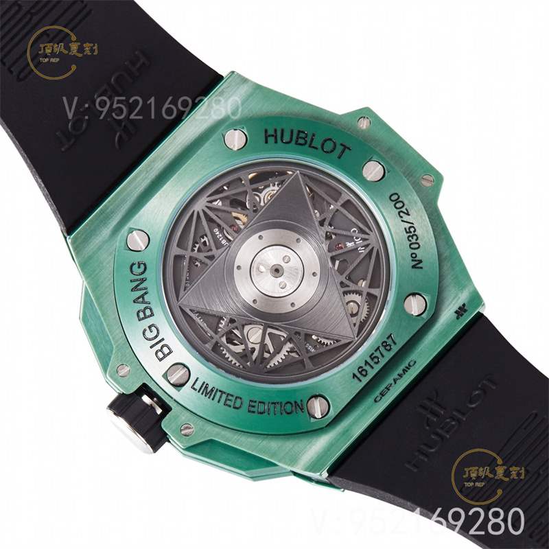 BBF廠宇舶大爆炸刺青二代綠色陶瓷腕表評測,和zf廠刺青有區別嗎-復刻表