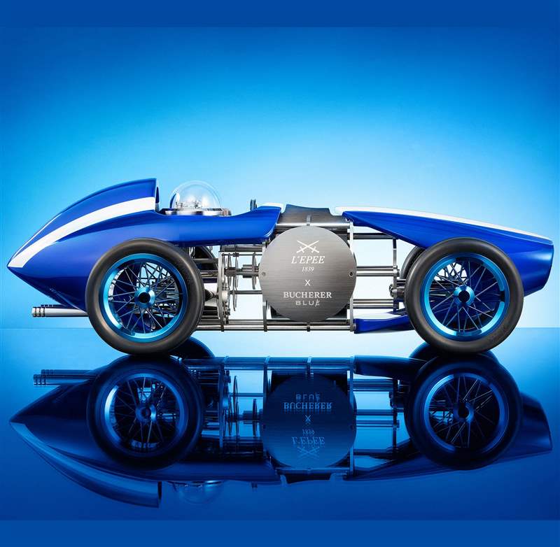 Bucherer推出3枚Bucherer Blue時計新作：Girard-Perregaux、H. Moser & Cie.和L’Epe?e合作版-復刻表