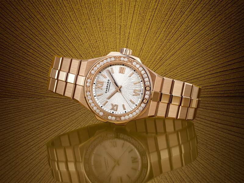 Chopard推出Alpine Eagle系列腕表新作：綠色表盤(pán)，33mm女士腕表-復(fù)刻表