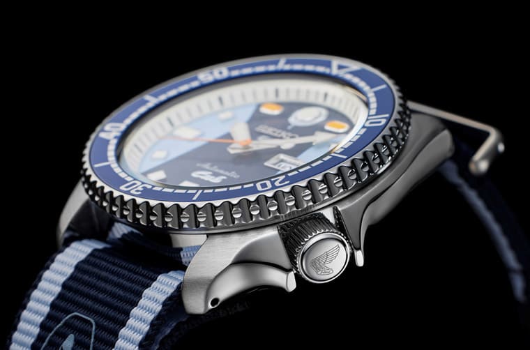 SEIKO第三款HONDA本田小狼聯(lián)名表5 Sports系列化身經(jīng)典摩托車-復(fù)刻表