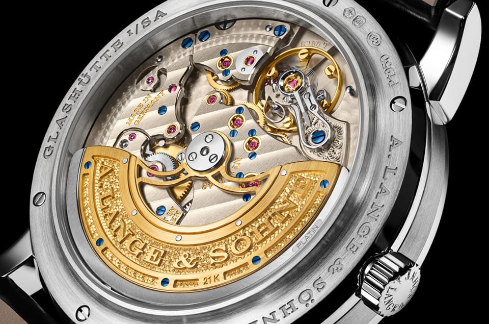 朗格Lange 1萬年歷新添鉑金黑面款式-復刻表