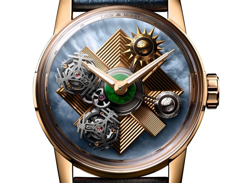 Louis Moinet推出Maya Eclipse獨一款雙重陀飛輪腕表：瑪雅文明-復刻表