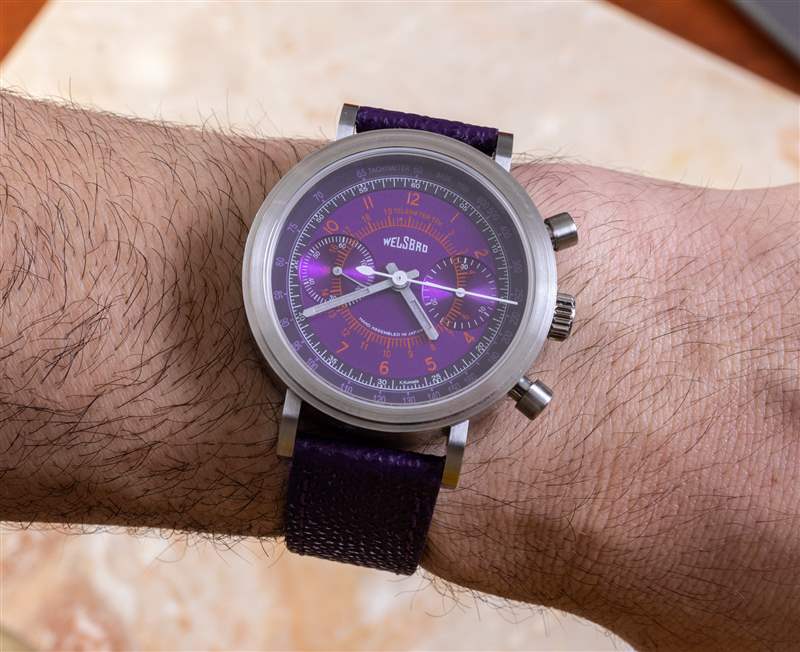 上手體驗：Welsbro葡萄蘇打計時腕表-復(fù)刻表