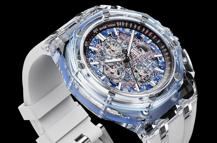 超吸睛！主打迷彩軍事風的透明皇家橡樹離岸型計時碼表-復刻表