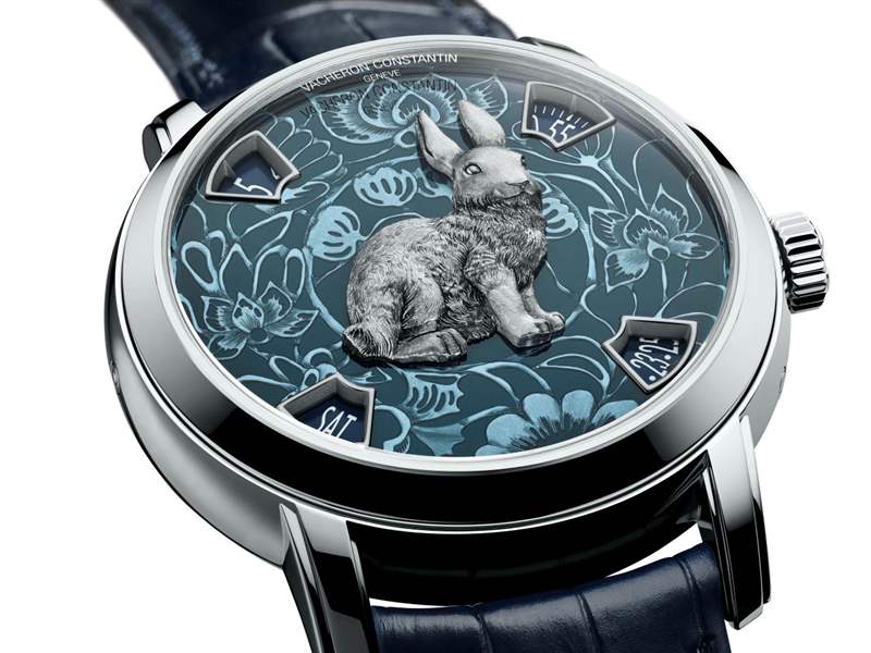江詩丹頓推出Métiers d’Art The Legend of the Chinese Zodiac Rabbit「兔年」生肖主題金雕腕表-復刻表