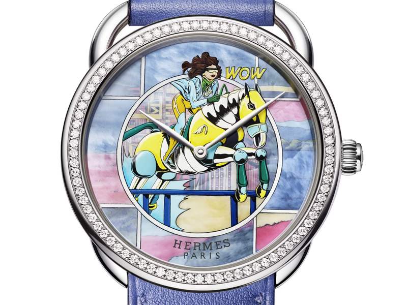 Hermès推出Arceau WOW微繪工藝表盤腕表-復刻表