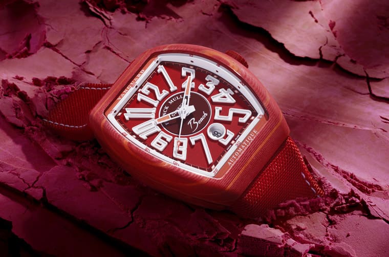 法蘭克穆勒Vanguard Beach彩色玻璃纖維表殼靈感與一個季節有關-復刻表