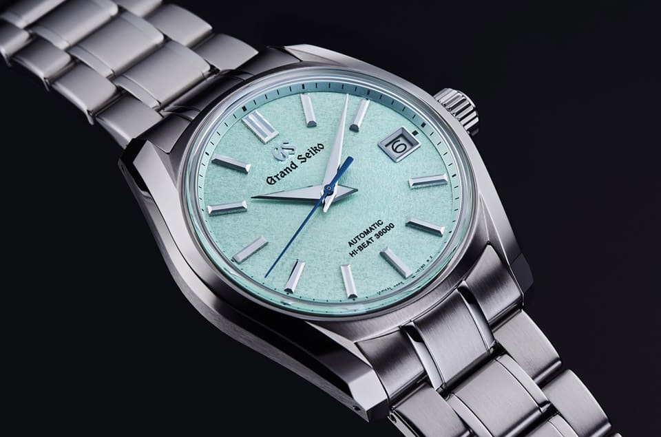 GRAND SEIKO 2023年臺灣限定版以節氣「榖雨」為靈感天青色面盤充滿春天活力-復刻表