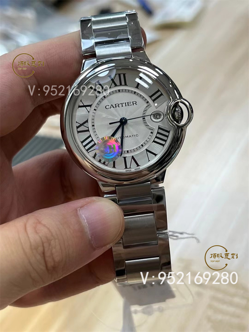 CH廠卡地亞40mm藍氣球快拆表帶做工值得入手嗎-復刻表