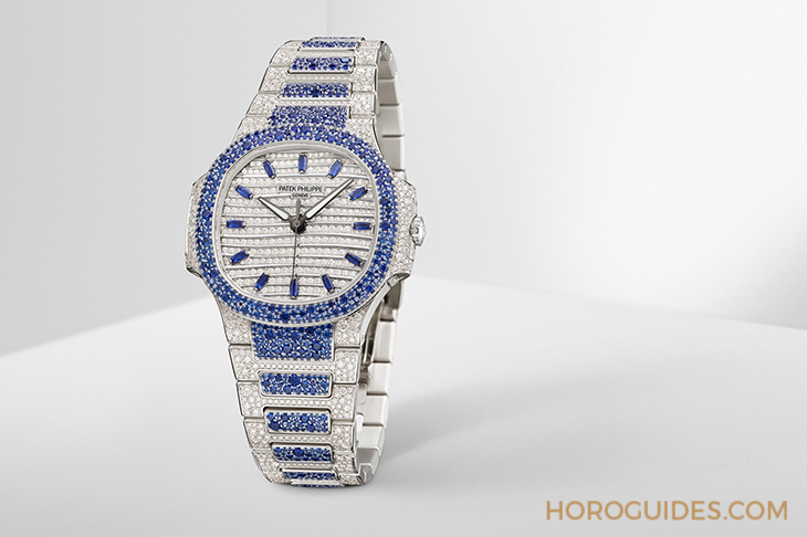 Ladies First！百達(dá)翡麗最新Aquanaut Luce「彩虹」三問(wèn)表與Nautilus織紋復(fù)合表帶-復(fù)刻表