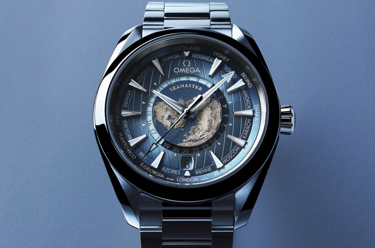 歐米茄海馬75周年必敗清單「夏日藍色」面盤Aqua Terra世界時區(qū)出國超實用-復刻表