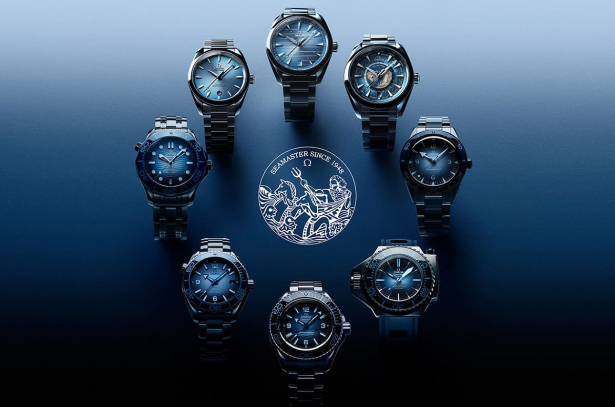 歐米茄海馬75周年必敗清單「夏日藍色」面盤Aqua Terra世界時區(qū)出國超實用-復刻表