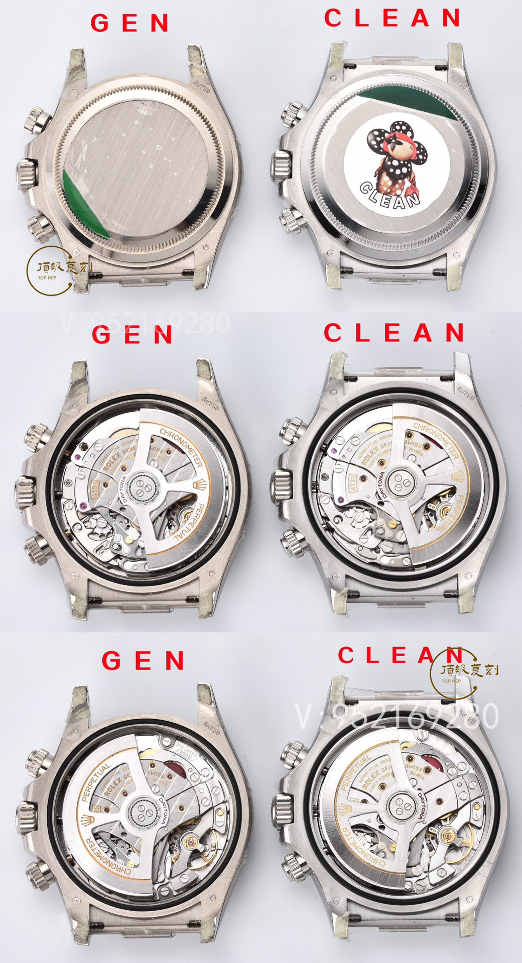 Clean廠C廠勞力士4131黑陶迪126500ln手表對比正品怎么樣-復刻表