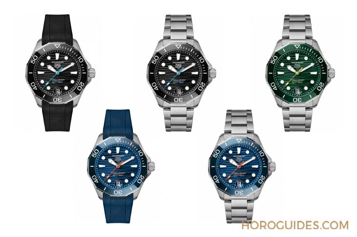 潛水猛將升級(jí)！ TAG HEUER推出全新Aquaracer Professional 300日期腕表與GMT腕表-復(fù)刻表