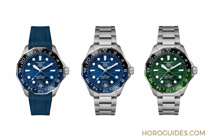 潛水猛將升級(jí)！ TAG HEUER推出全新Aquaracer Professional 300日期腕表與GMT腕表-復(fù)刻表