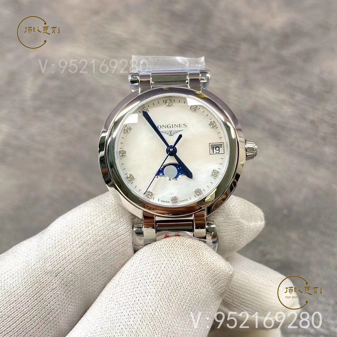 KL工廠浪琴心月女表復(fù)刻版深度評測：璀璨優(yōu)雅，細節(jié)至上-復(fù)刻表