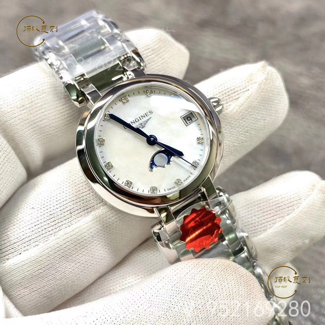 KL工廠浪琴心月女表復(fù)刻版深度評測：璀璨優(yōu)雅，細節(jié)至上-復(fù)刻表