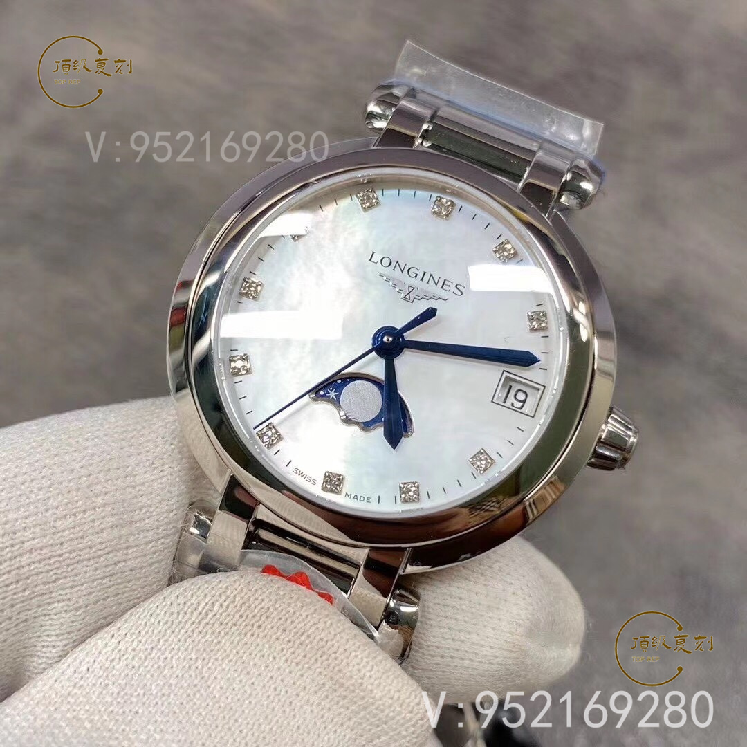 KL工廠浪琴心月女表復(fù)刻版深度評測：璀璨優(yōu)雅，細節(jié)至上-復(fù)刻表