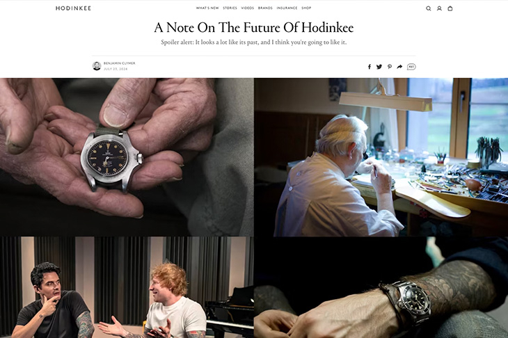 Hodinkee創(chuàng)辦人發(fā)文,鐘表媒體平臺在這個時代的生存之道有解嗎?-復(fù)刻表