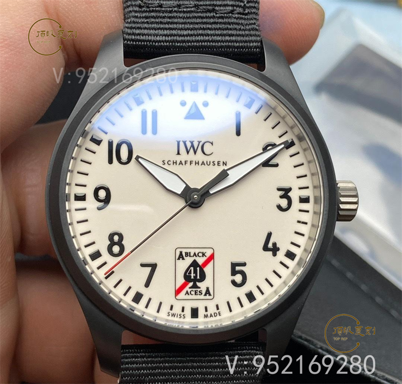 M+廠萬國馬克飛行員黑桃A超級夜光表如何，表盤夜光對版嗎-復刻表