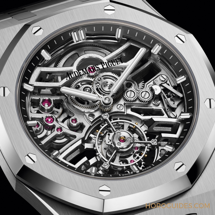 愛彼Royal Oak自動上鏈飛行陀飛輪鏤空腕表：技術(shù)與藝術(shù)的融合-復刻表
