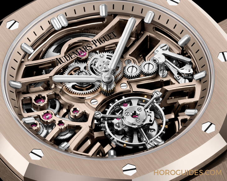 愛彼皇家橡樹系列新篇章：沙金材質陀飛輪鏤空腕表的奢華演繹-復刻表