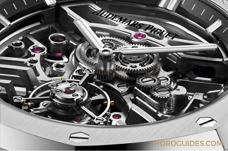 愛彼Royal Oak自動上鏈飛行陀飛輪鏤空腕表：技術(shù)與藝術(shù)的融合-復刻表