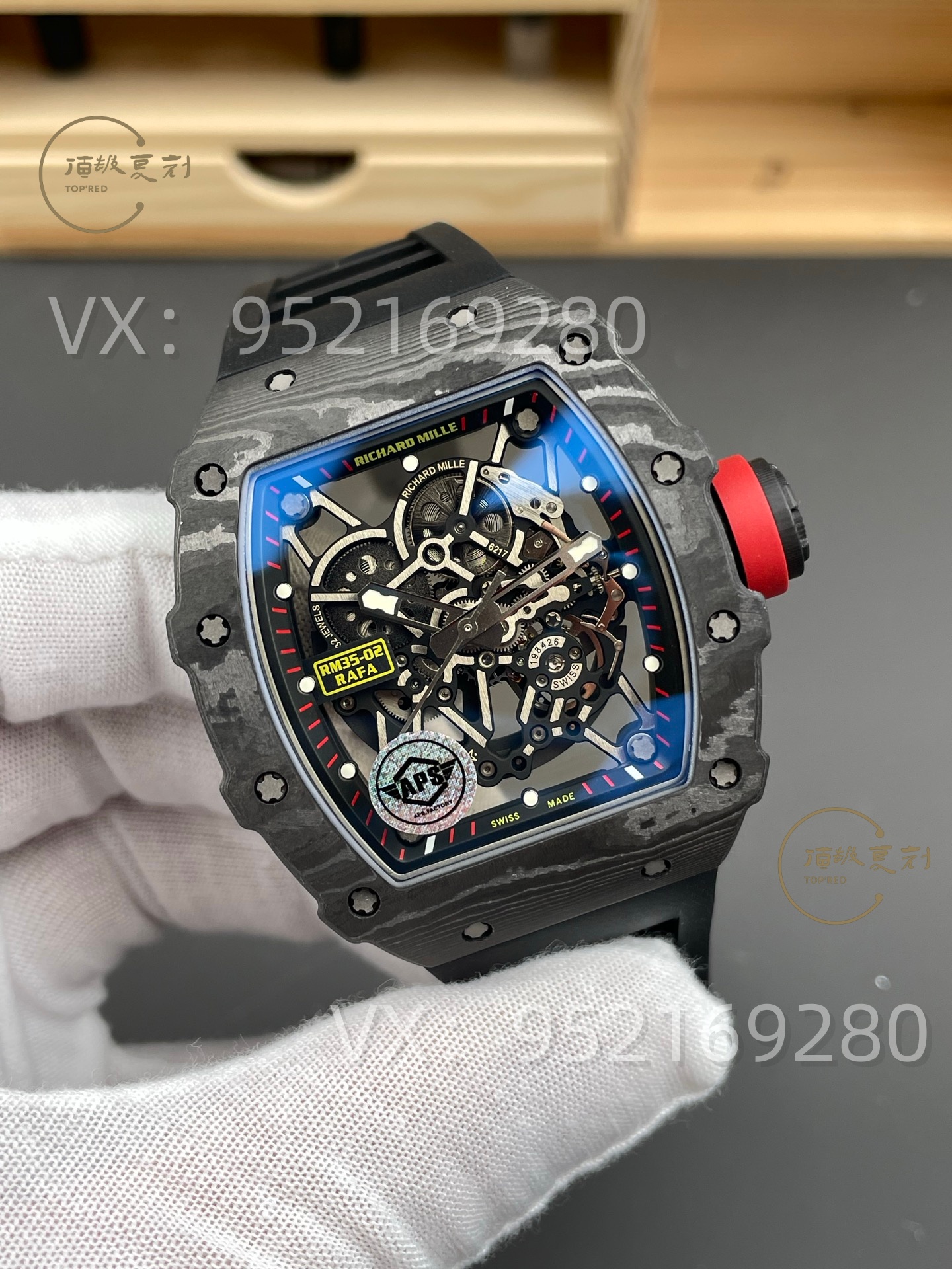 APS廠復(fù)刻理查德米勒RM32-02碳纖維腕表評測，丹東IMAL1一體機(jī)芯-復(fù)刻表